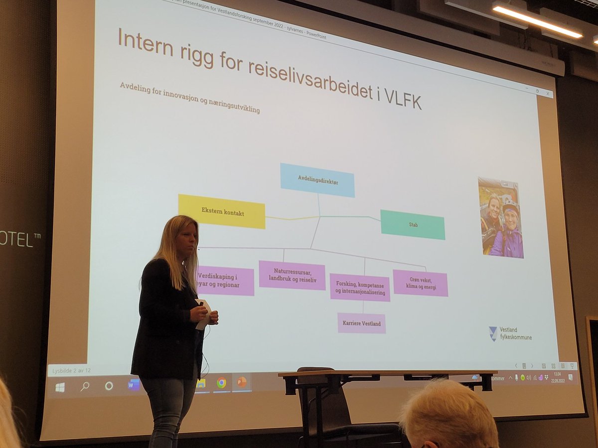 Reiselivet er hovudtema på dagens styreseminar til @vestforsk Gode innlegg frå <a href="/forskningsradet/">Norges forskningsråd</a> og @vestlandfylke #reiselivsforsking #kulturturisme #berekraftigreiseliv