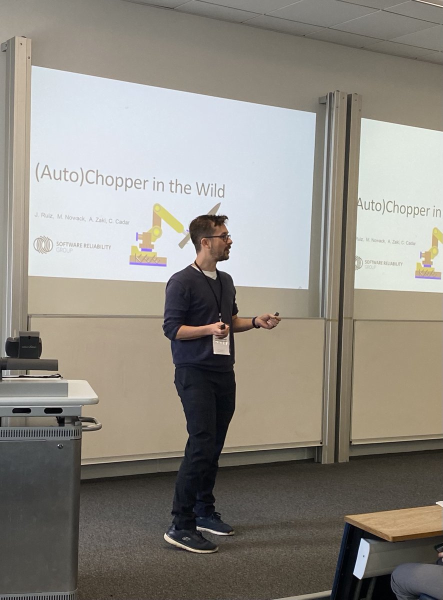 SRGImperial's tweet photo. We had a blast at the @kleesymex 2022 workshop! Our @danielschemmel @f_busse and @nowack_m all gave presentations and served as co-chairs under @c_cadar. It was great to meet you all and we hope to see you at the next @kleesymex workshop! https://t.co/KySCf0Pr7J