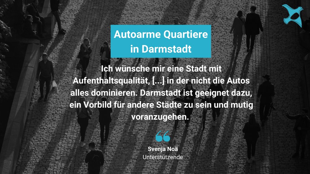 Heute ist Internationaler autofreier Tag 🚗 Der Ruf nach verkehrsberuhigteren Städten wird immer lauter. So auch in Darmstadt: Eine #Petition fordert die Aufnahme eines Pilotprojekts, um die Stadt autoarm und lebenswerter zu gestalten 🌳
Was meinst du?
✍️ openpetition.de/heinerblocks