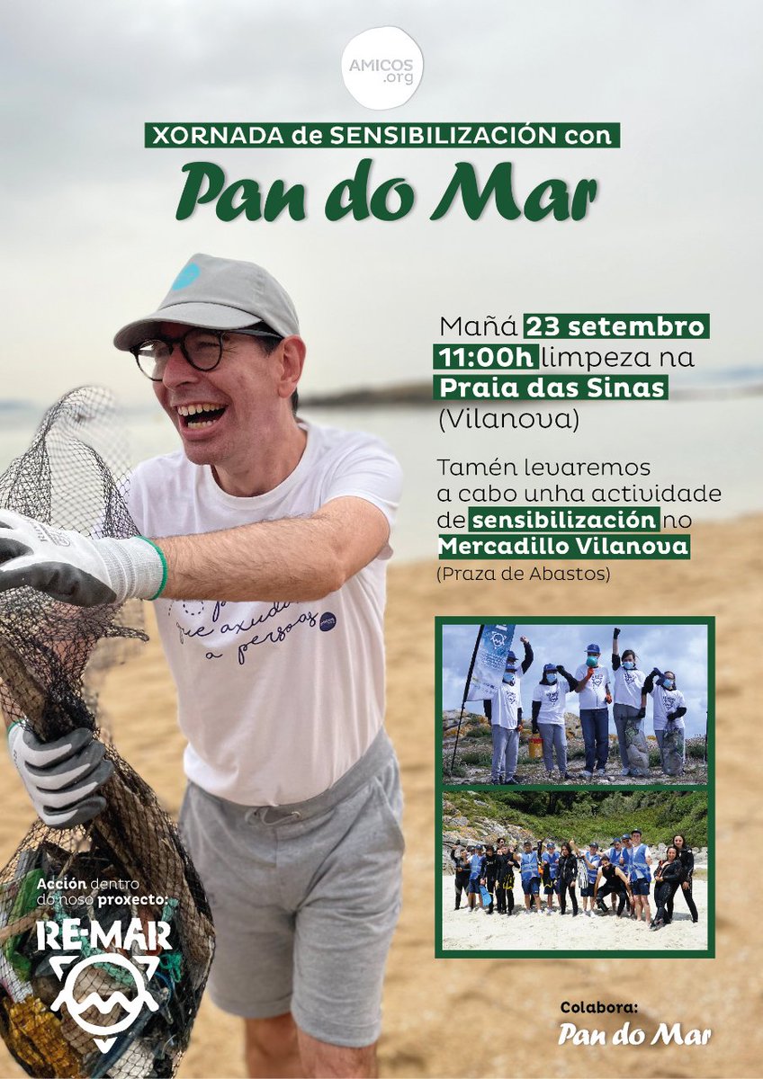 AmicosAsoc's tweet photo. 👉 Mañana llevaremos a cabo una acción de limpieza y sensibilización en📍Vilanova gracias a #PandoMar
Tendremos 2 acciones: 🕚 11:00h limpieza en la playa de las Sinas 🏖️y una actividad de sensibilización en el mercadillo 💙
#limpieza #medioambiente #cuidadomedioambiental https://t.co/eno6sCaDtc