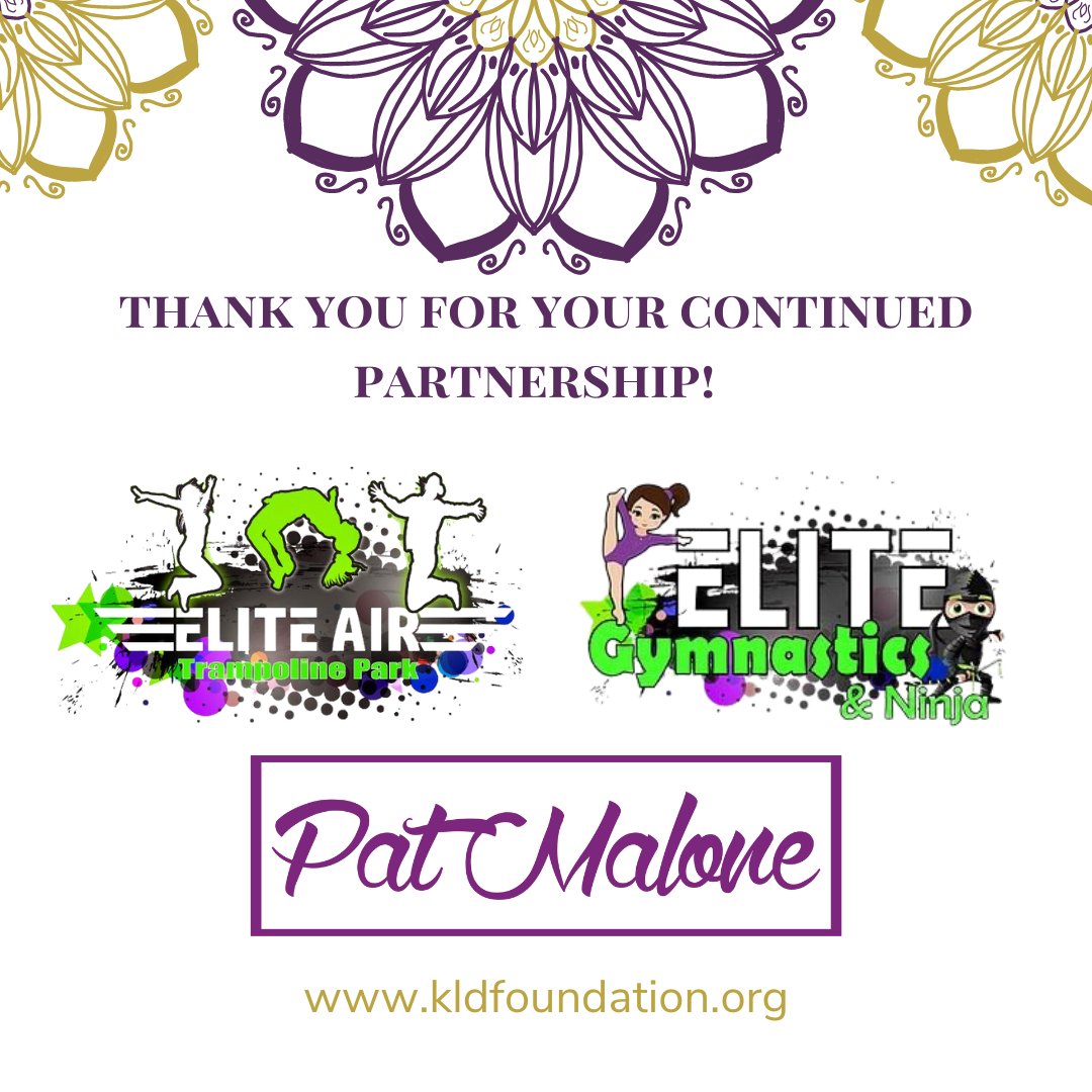 KLD_Foundation's tweet photo. An event like our "A Night to Remember" to raise money for #AlzheimersDisease care and research isn’t possible without the generous support of our amazing sponsors.  We are incredibly grateful for our partnership with @elite_air_park and their continuing support of our mission. https://t.co/syKTkDSUuO