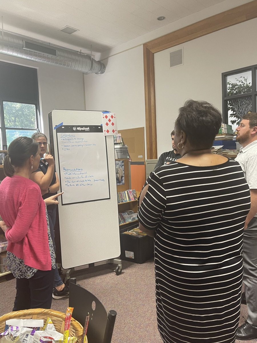 Great day of learning last week as <a href="/WebsterGrovesSD/">Webster Groves School District</a> works towards building their beliefs about math learning. And I was able to give away some <a href="/Wipebook/">Team Wipebook</a>