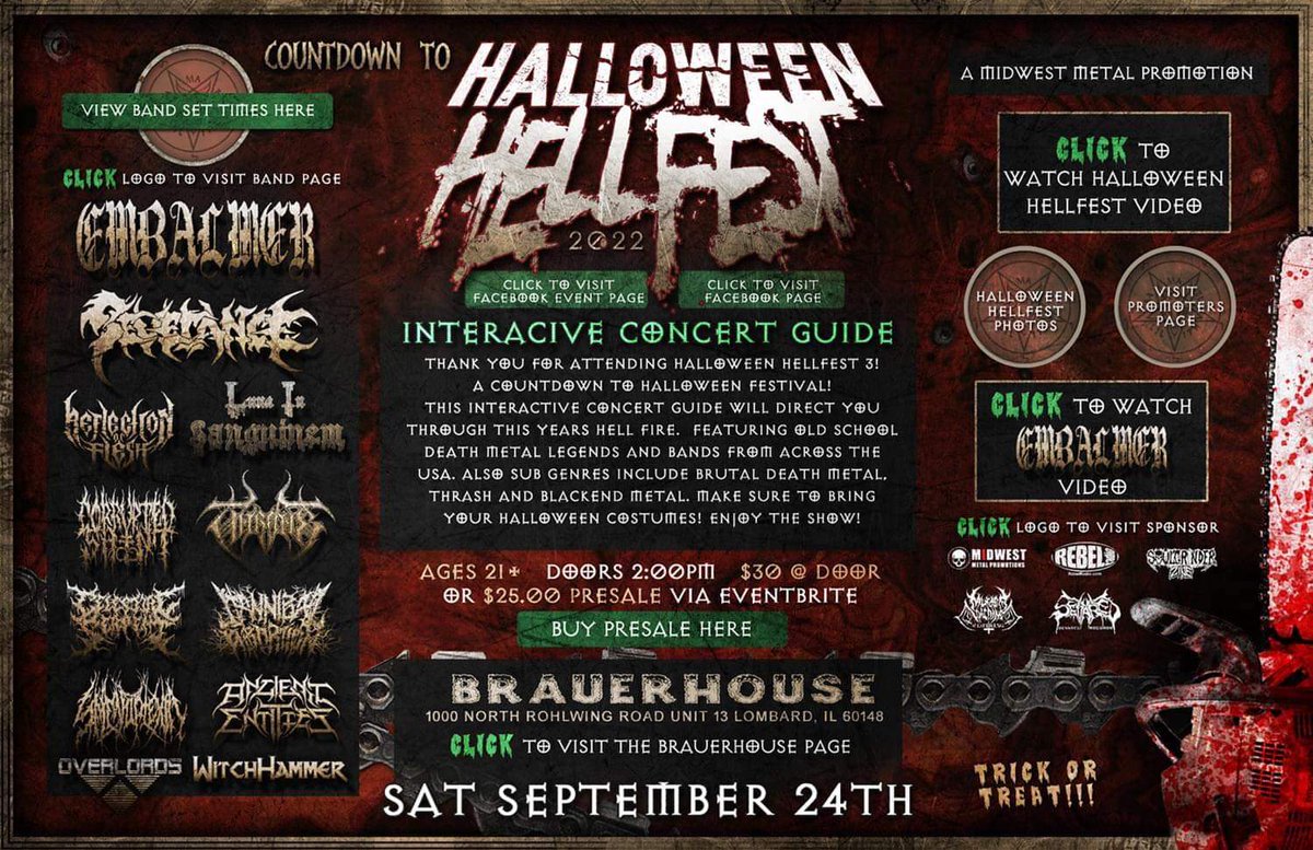 This Saturday at Brauerhouse in Lombard, IL!!
