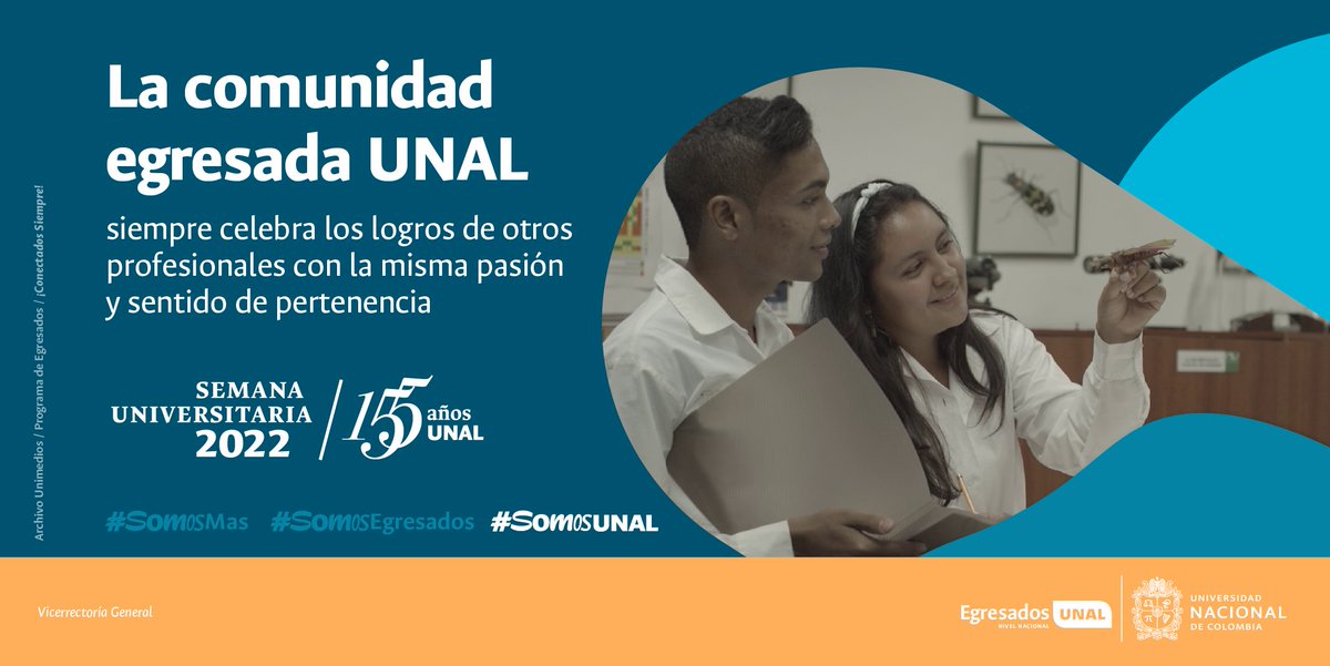 EgresadosUN_Nal's tweet image. #155añosUNAL 
155 años cumpliéndole al país educando profesionales comprometidos con su nación 🙌

#SomosEgresados #SomosEgresadas #SomosUNAL
