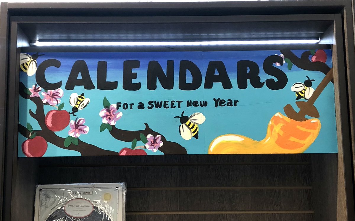 Thoughtsabout's tweet photo. i love to leave little jewish fingerprints all over the signs i make for work ❤️❤️❤️ https://t.co/Mo2xW9BMjJ