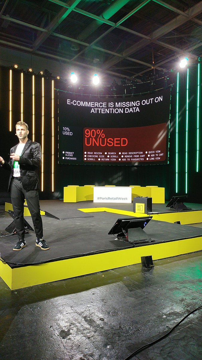 nrfeurope's tweet image. According to Peter SZALONTAY, CEO, DATAMILK, #ecommerce brands don&apos;t use #attentiondata . A Big mistake 👀📈 #ParisRetailWeek