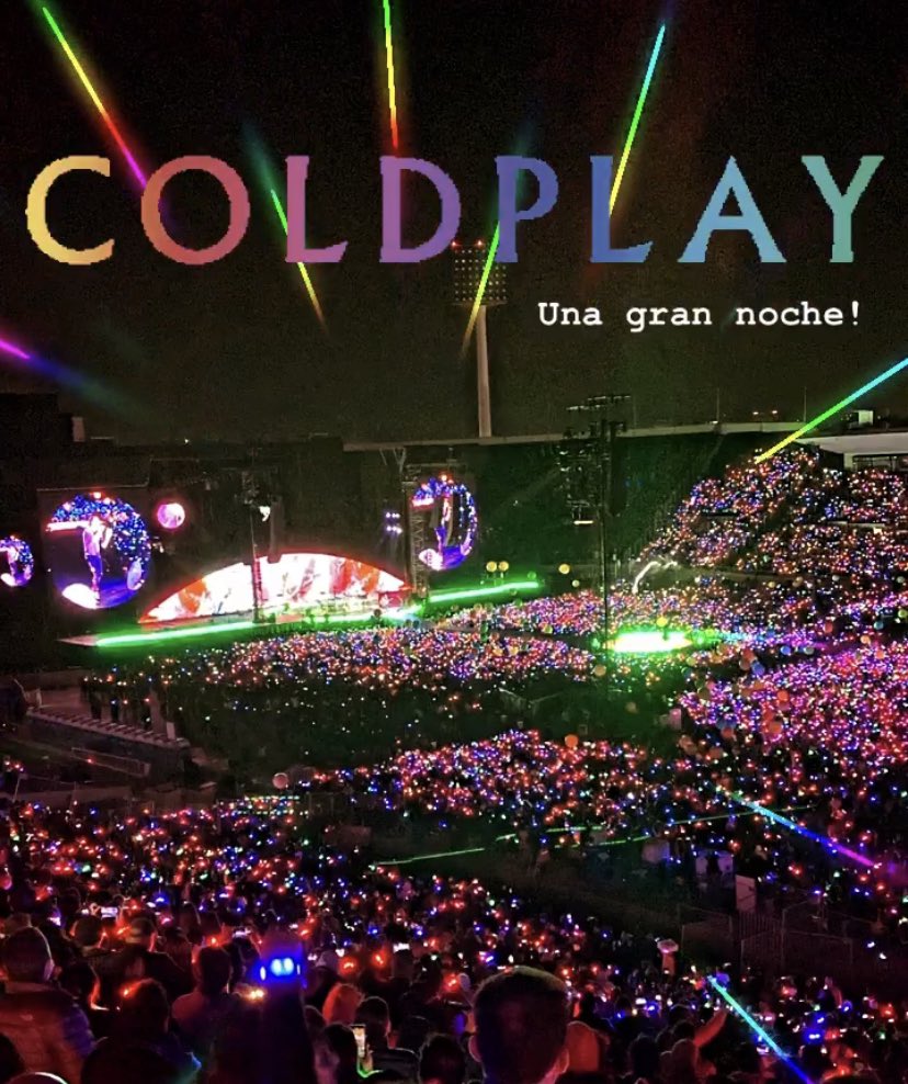 ramonyanezn's tweet photo. Increible la experiencia de poder ver esta banda en vivo! @coldplay https://t.co/9GSaBIQ9u0