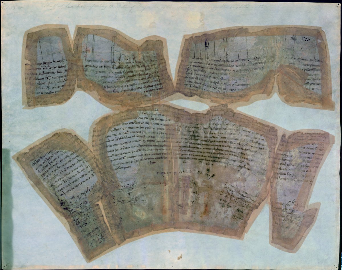 I'm delighted to give everyone a sneak preview of a major project we're currently working on that uses multi-spectral imaging on some of the fire-damaged Cotton manuscripts in our collection, in collaboration with British Library Imaging Scientist <a href="/DuffyChristina/">Christina Duffy</a>.