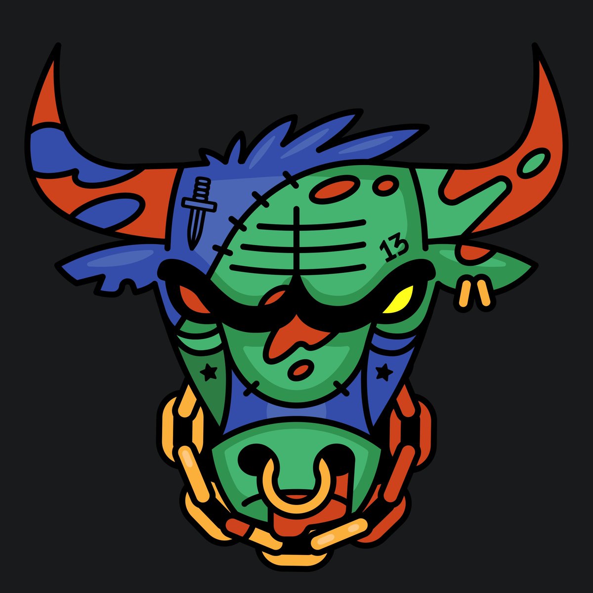 Nice pfp <a href="/chicagobulls/">Chicago Bulls</a> 🧟‍♂️
This piece goes up for auction at 10am PST on <a href="/coinbase/">Coinbase 🛡️</a> 🫡

nft.coinbase.com/nft/ethereum/0…