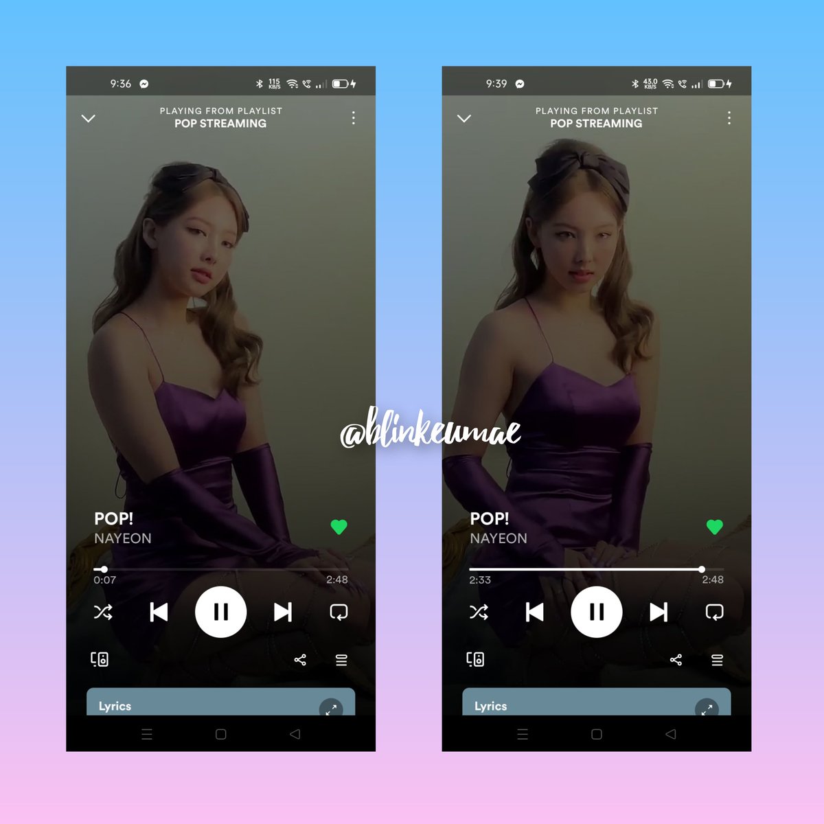 blinkeumae's tweet photo. @keikei_nia @JYPETWICE #NAYEON     
#원스의_노을이_나연이
#POPstar_NayeonDay
@JYPETWICE https://t.co/dHO2Y3K096