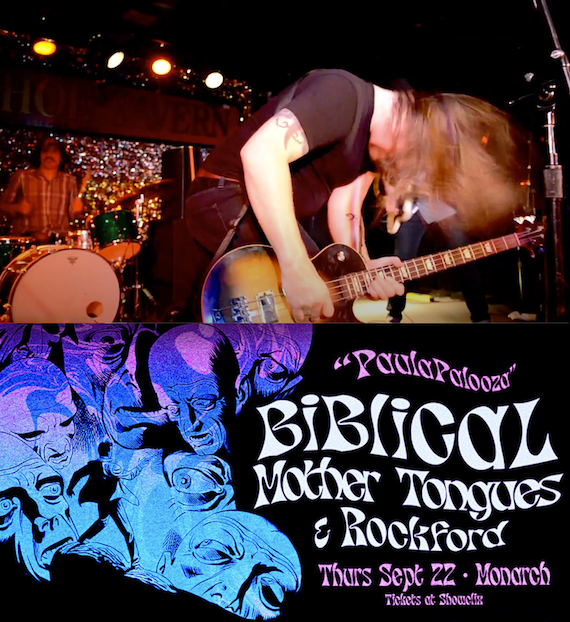 Toronto's mighty Biblical returns to rock the Monarch Tavern tonight with Mother Tongues &amp; Rockford: theperlichpost.blogspot.com/2022/09/toront…