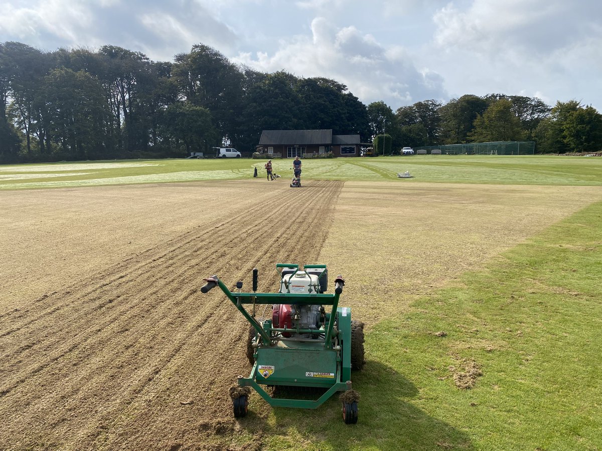 Cornwall Aeration (@garyandrew01) on Twitter photo Thoroughly enjoyed the day working with very dedicated volunteers Steve & Kevin <a href="/LanhydrockCC/">Lanhydrock CC</a> 3 passes with the Graden scarifier getting rid of the organic matter and leaving a nice clean cut for the overseeding 🌱🏏 Thoroughly enjoyed the day working with very dedicated volunteers Steve & Kevin <a href="/LanhydrockCC/">Lanhydrock CC</a> 3 passes with the Graden scarifier getting rid of the organic matter and leaving a nice clean cut for the overseeding 🌱🏏