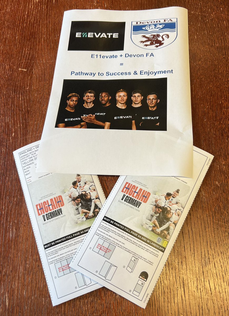Fancy a night out in London on Monday watching the boys - then see our Competition to win England tickets 👍 <a href="/swsportsnews/">South West Sports News</a> <a href="/EllevateApp_/">Ellevate Football App</a> #EllevateYourGame