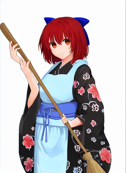10年以上昔に描いた絵もとりあえずtrinartに放り込めば今風の神絵にグレードアップしてくれるのではと思ったけど駄目みたいですね・・・
#trinart 
