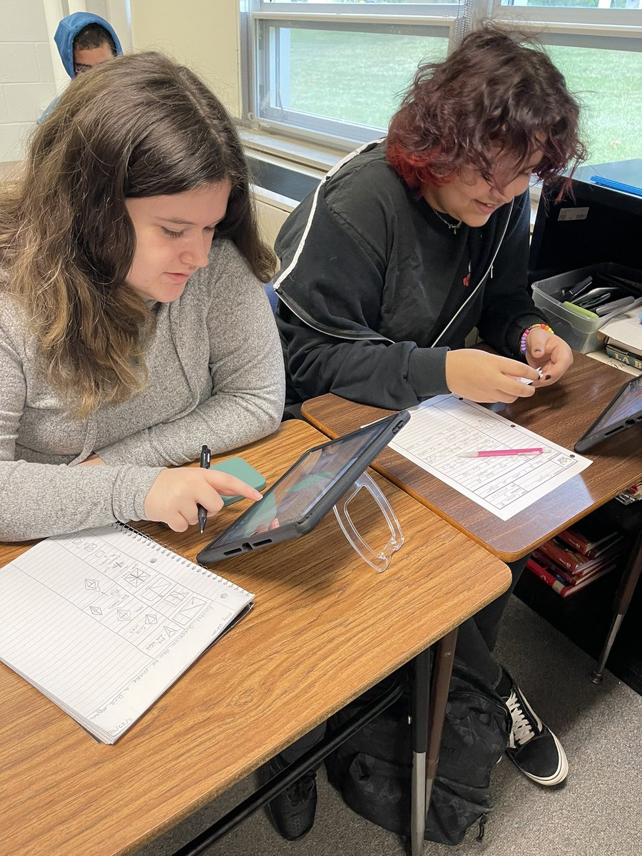 #AVID8 is practicing focused note-taking with origami tutorials today! They have to complete their chosen origami with *only* their notes tomorrow. Can’t wait to see how they do. <a href="/AVIDWMS/">WMS AVID</a> <a href="/westvikings/">West Vikings</a>