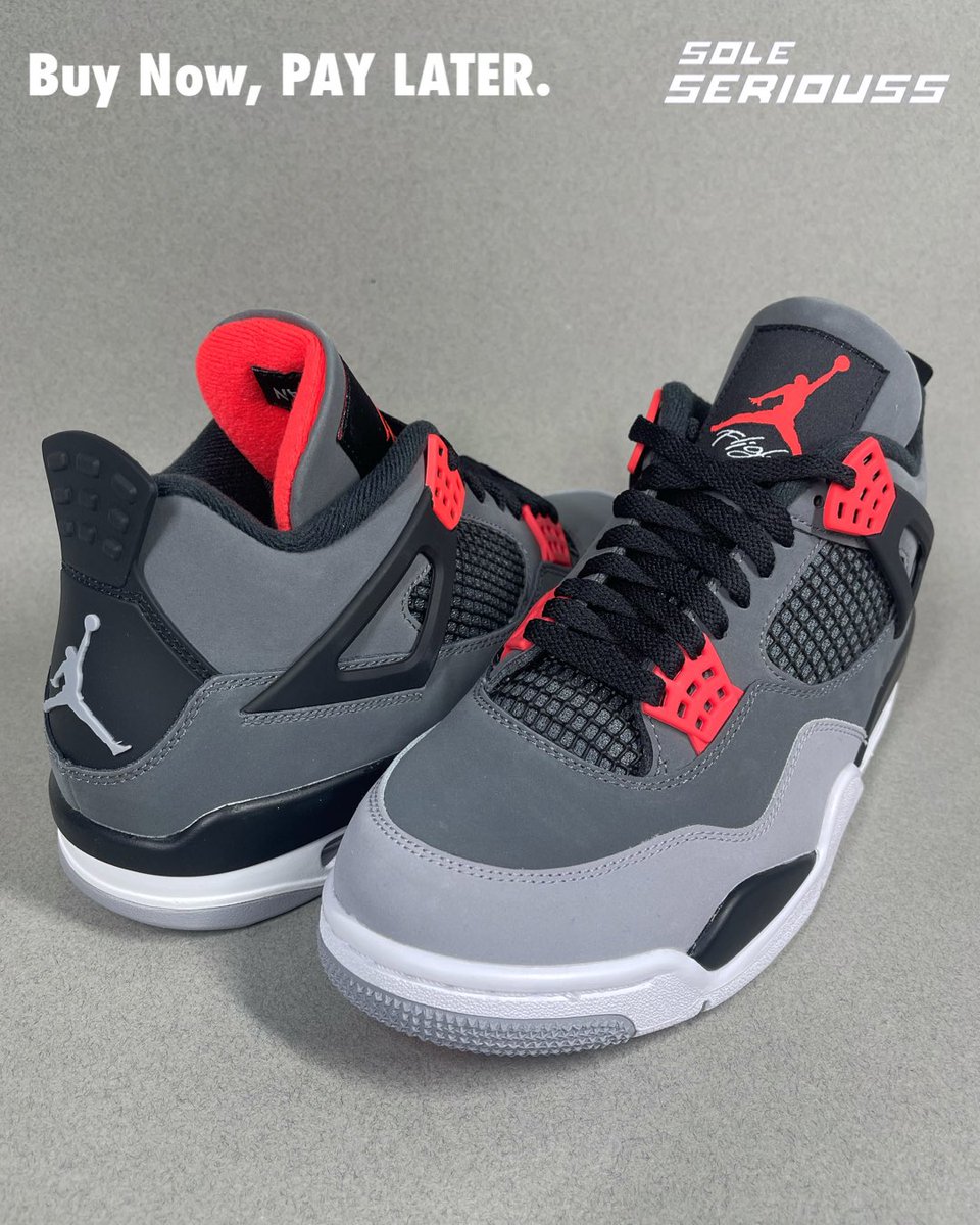 SOLESERIOUSS's tweet photo. Comment your Size! ⛽️

The Air Jordan 4 Retro 'Infrared' is Available Now only on the Sole Seriouss App &amp; https://t.co/KtJGq2rP7X
 
Buy Now, PAY LATER Plans Available
Same-Day Shipping On All Orders (Monday-Friday)

#SoleSeriouss #Infrared #Infrared4s #Red4s #4s #AirJordan4 https://t.co/ySk1uBD7jb