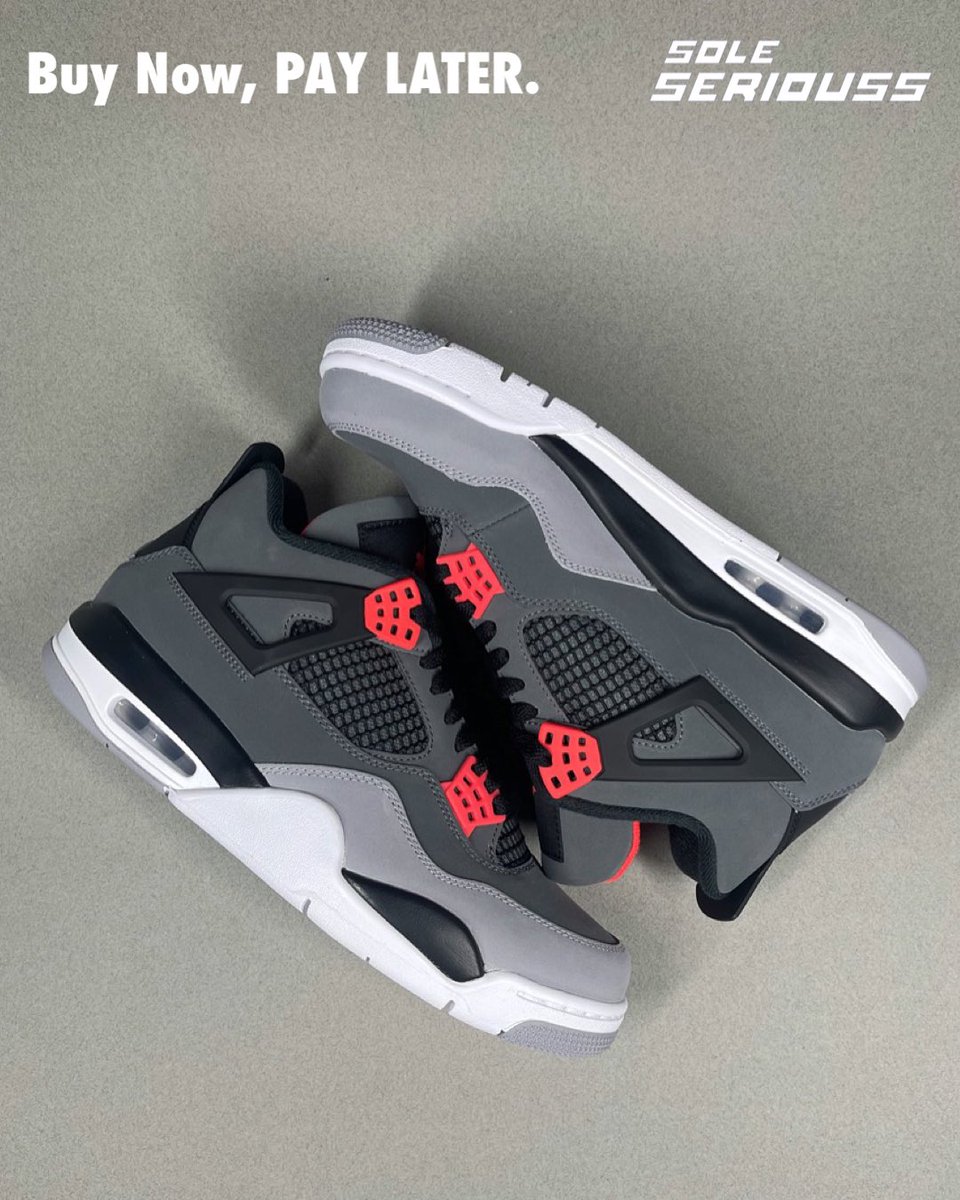 SOLESERIOUSS's tweet photo. Comment your Size! ⛽️

The Air Jordan 4 Retro 'Infrared' is Available Now only on the Sole Seriouss App &amp; https://t.co/KtJGq2rP7X
 
Buy Now, PAY LATER Plans Available
Same-Day Shipping On All Orders (Monday-Friday)

#SoleSeriouss #Infrared #Infrared4s #Red4s #4s #AirJordan4 https://t.co/ySk1uBD7jb