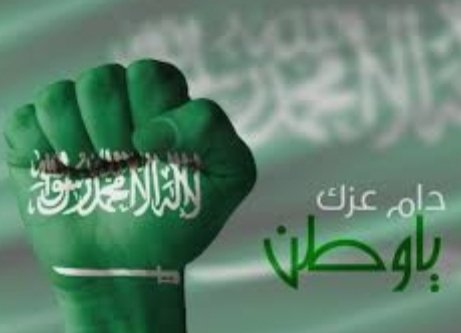 يا وطني ... دمت آمنا و مستقرا ... و دمت كل عام و انت الفخر و العزة لنا 💚