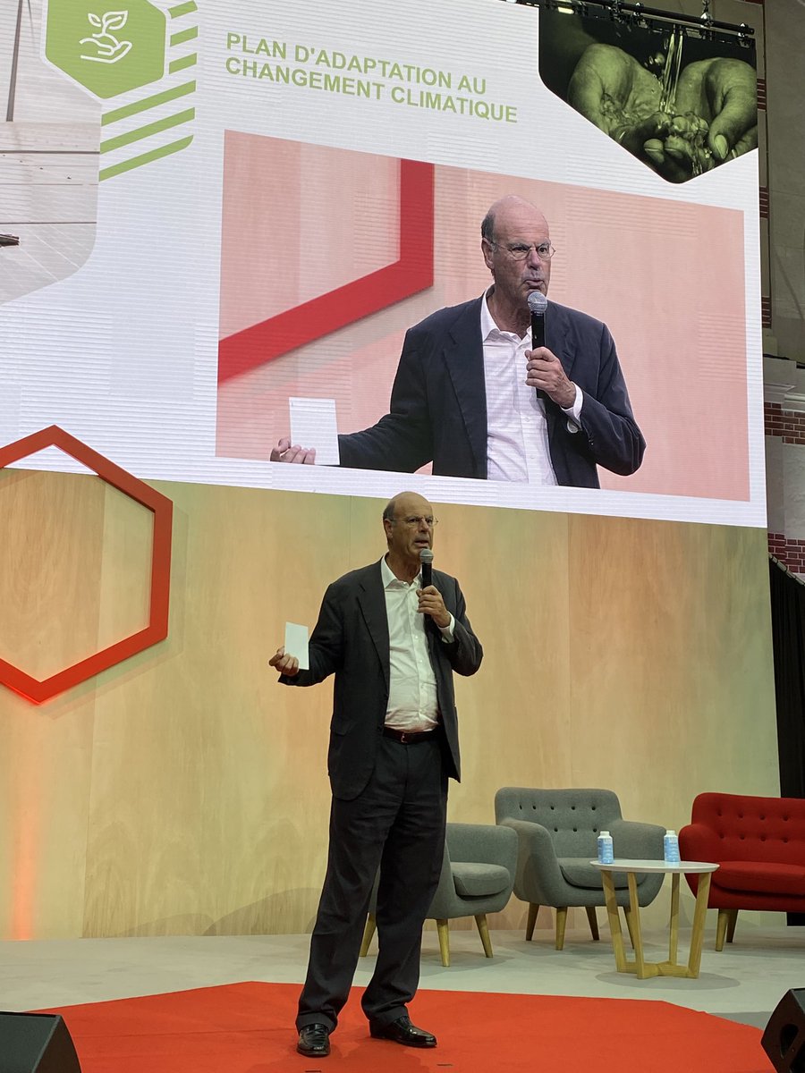 #printempsdesterritoires ⁦<a href="/Eric_R_Lombard/">Eric Lombard</a>⁩ l’adaptation des terr. demande 50 mds d’investissts il faut accepter de baisser le rendement du capital. Le réchauffement climatique détruisant du capital: nous n’avons pas le choix pour gérer l’inévitable !