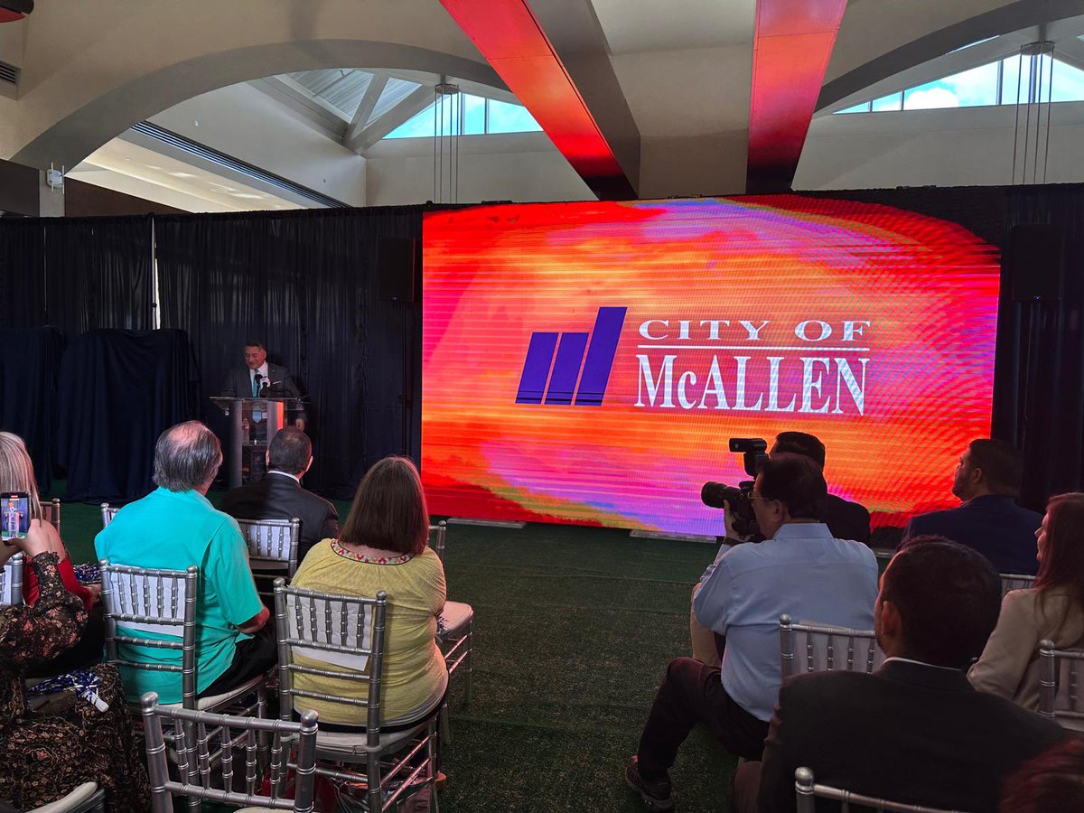 CityofMcAllen's tweet photo. 🏈✈️ @mcallenairport
has been named the South Texas Airport of the @dallascowboys ! 

Get ready for exclusive giveaways &amp; special appearances all year long at the RGV’s preferred airport-@mcallenairport! 
#FlyMFE #AboveBeyond https://t.co/7XgCCk0VJy