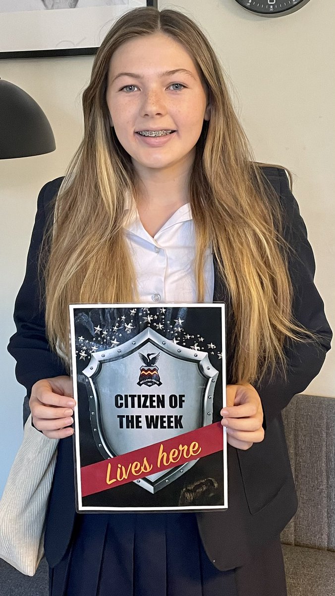 Praise and recognition is always welcome in Welland and our Citizen of the Week Award recognises those who bring our House VALUES to life!