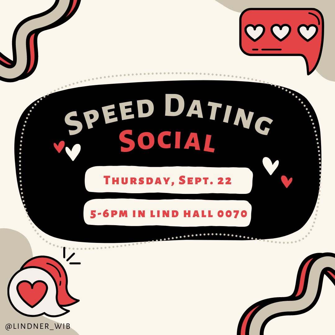 Our September Social is tonight at 5 pm in Lindner Hall 0070! Join us to meet some amazing LWIB women. Dress code is casual. See you there!