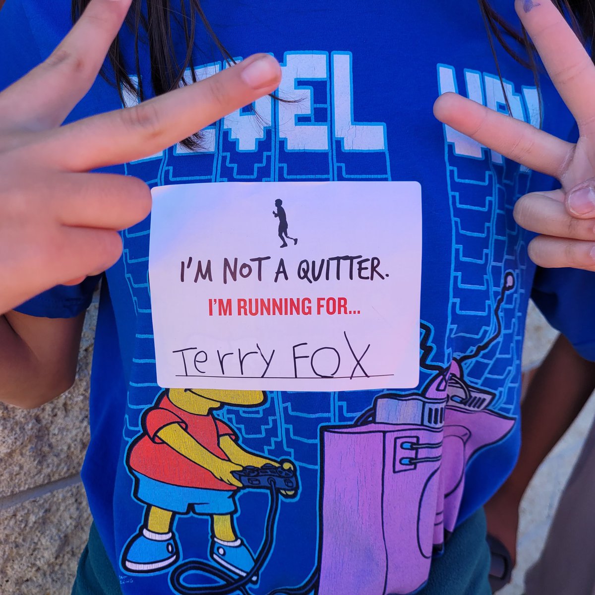 StMichael_CCSD's tweet photo. Yesterday our students ran in support of Terry Fox and to raise awareness and funds to help fight cancer. Our school community managed to raise over $800!!! We are so proud of our students and the community supporting us. Thank you to all who were able to contribute. https://t.co/z5Os65h8ap