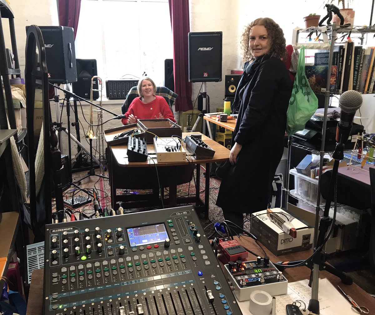 Jo Kennedy (@chasingsticks) on Twitter photo Dot Dot Dot aka @sofingusa <a href="/magpahi/">Magpahi</a> <a href="/ChasingSticks/">Jo Kennedy</a> has gear! Getting tuned in for our āAntidoteā gig next Sunday <a href="/VicTheatre/">Victoria Theatre Hx</a> with <a href="/AbyVulliamy/">Unnecessary Spectacles</a> Dot Dot Dot aka @sofingusa <a href="/magpahi/">Magpahi</a> <a href="/ChasingSticks/">Jo Kennedy</a> has gear! Getting tuned in for our āAntidoteā gig next Sunday <a href="/VicTheatre/">Victoria Theatre Hx</a> with <a href="/AbyVulliamy/">Unnecessary Spectacles</a>