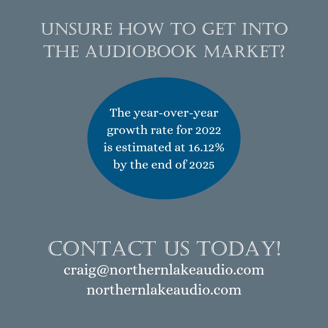 Is it time for you to turn your beloved book into an audiobook?

Are you ready to reach a wider audience?

Check out our website or send us an email to get started today.
#NorthernLakeAudio #HumanVoiceOnly #Audiobooks