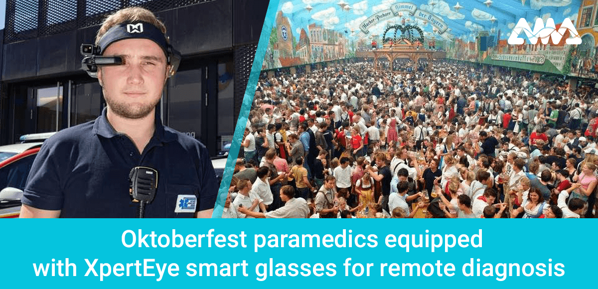 AMA_XPERTEYE's tweet photo. 🍺Oktoberfest featuring innovative medical support 🕶️

We are proud to be part of the ambulance services &amp; telehealth solution at Oktoberfest 2022.

#Telemedicine #Oktoberfest2022 #remotediagnosis #smartglasses #XpertEye https://t.co/RSlSE2KIzl