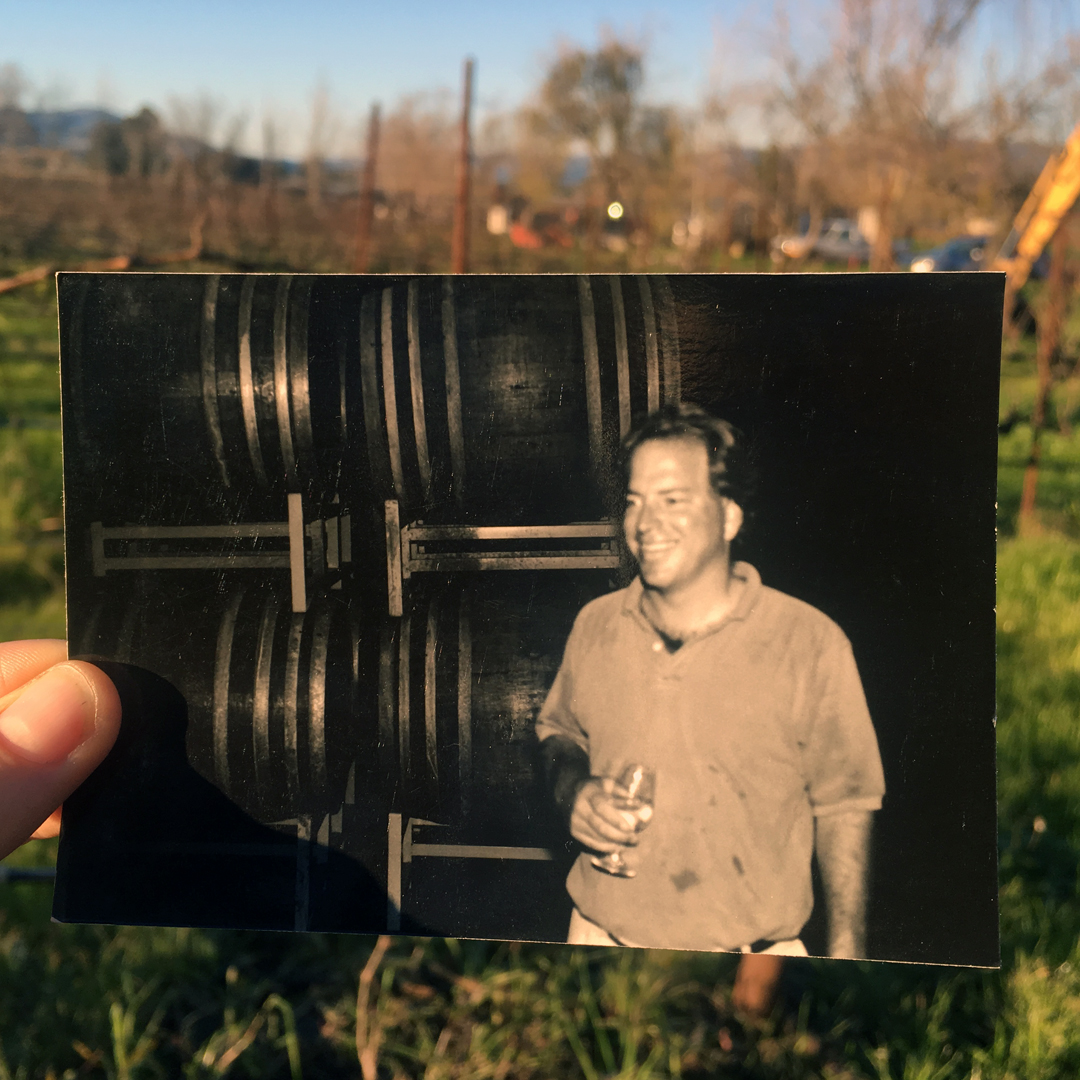 We love finding these old photos! Fred Cline is looking happy after sampling some barrels back in 2004. #40YearsOfCline #ThrowBackThursday #ClineFamilyCellars