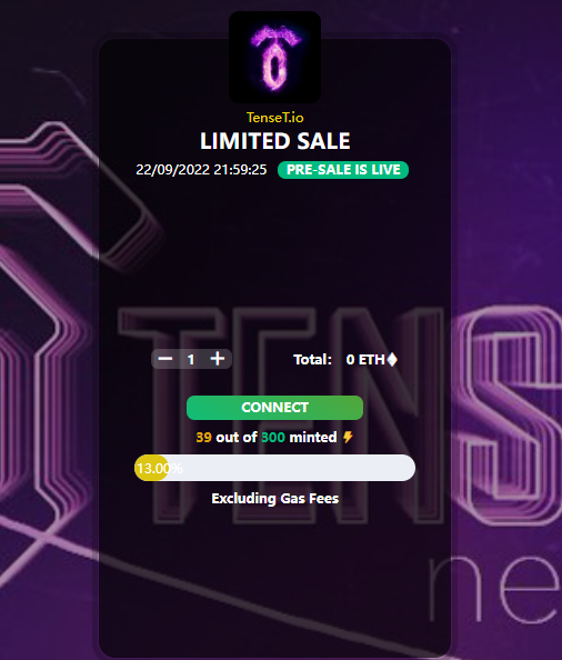 TenseT_1o's tweet image. 🎉Because of the bear market of the market, we provide 300 whitelists that can be minted for free Mint

        📢Quick Minting if you are mentioned by us (only 300 NFTs on Twitter members)

🔗Mint only at our Official Website 👇 below (click to open)
tensset-io.xyz