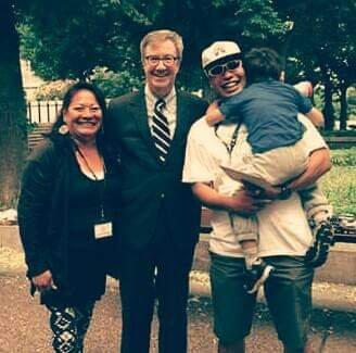 My youngest son with Mayor @JimWatsonOttawa 

#memories #bestmayor #ottawanadparade #support #community #culture #celebrate #FirstNations #Inuit #Metis