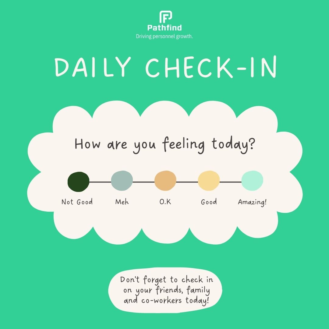 PathfindNow's tweet image. Mental Health ✔ alert!

Let us know how you are feeling in the comments below!