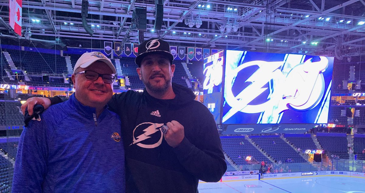 GregWolfTBL's tweet image. Sending a HUGE #HappyBirthday Shout🗣Out to my #InArenaHost Mafia brethren from the @BlueJacketsNHL, the incomparable scholar &amp;amp; gentleman, @MikeTodd614! Hope you have the best day EVER! #HostMafia @NHL #HostLife #NHL