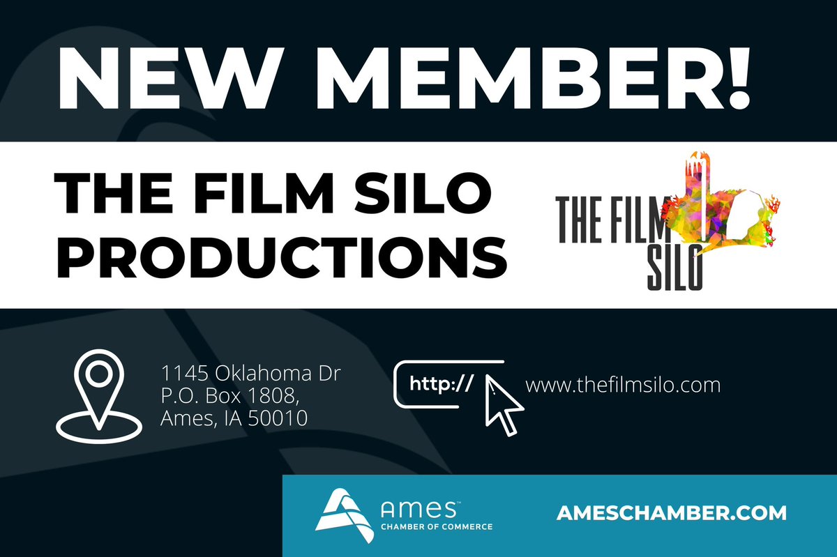 AmesAlliance's tweet photo. Do you have a story to tell? Consider The Film Silo, a video production company based in Ames. “We love to tell stories using beautiful cinematic looks for your business, event, training session, music, documentary, or other video formats.” #SmartChoice 
https://t.co/XsdQT87u6r https://t.co/nTCCfaGhJF