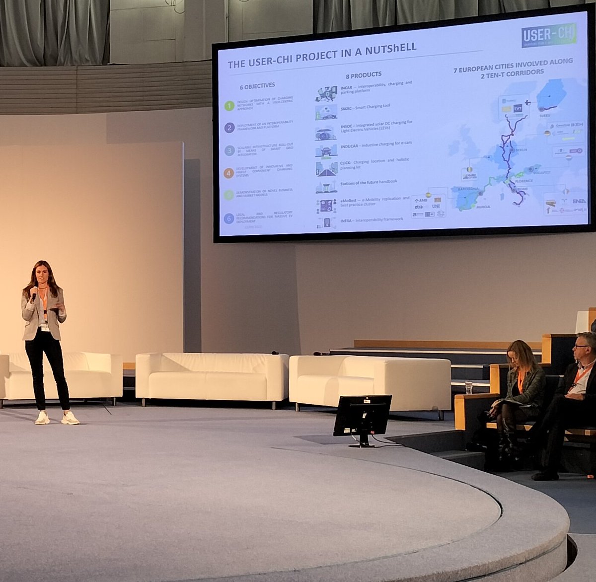 Userchi_H2020's tweet image. 🙌Presenting @USERCHI innovative solutions demonstrated in our 7 European cities 🇫🇮🇮🇹🇪🇸🇩🇪🇭🇺 at #UMD2022 in Brno. Thank you for joining! 
More info? 
🤝visit us at the @Userchi_H2020 stand.
🔗visit our website userchi.eu 
#emobility #UrbanMobility 
@grupoetra