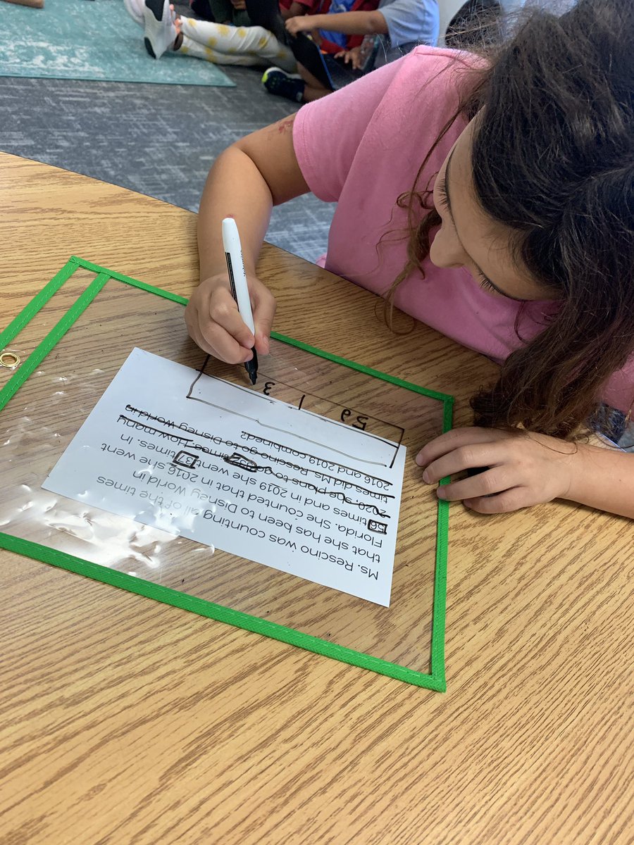 ms_campbelledu's tweet photo. 3rd grade mathematicians are building up their representation skills! 1-step…no problem! 2 step… bring it on! They are rocking it!! #RobertsonU #RobertsonUbuntu https://t.co/9xEryQ3zOo