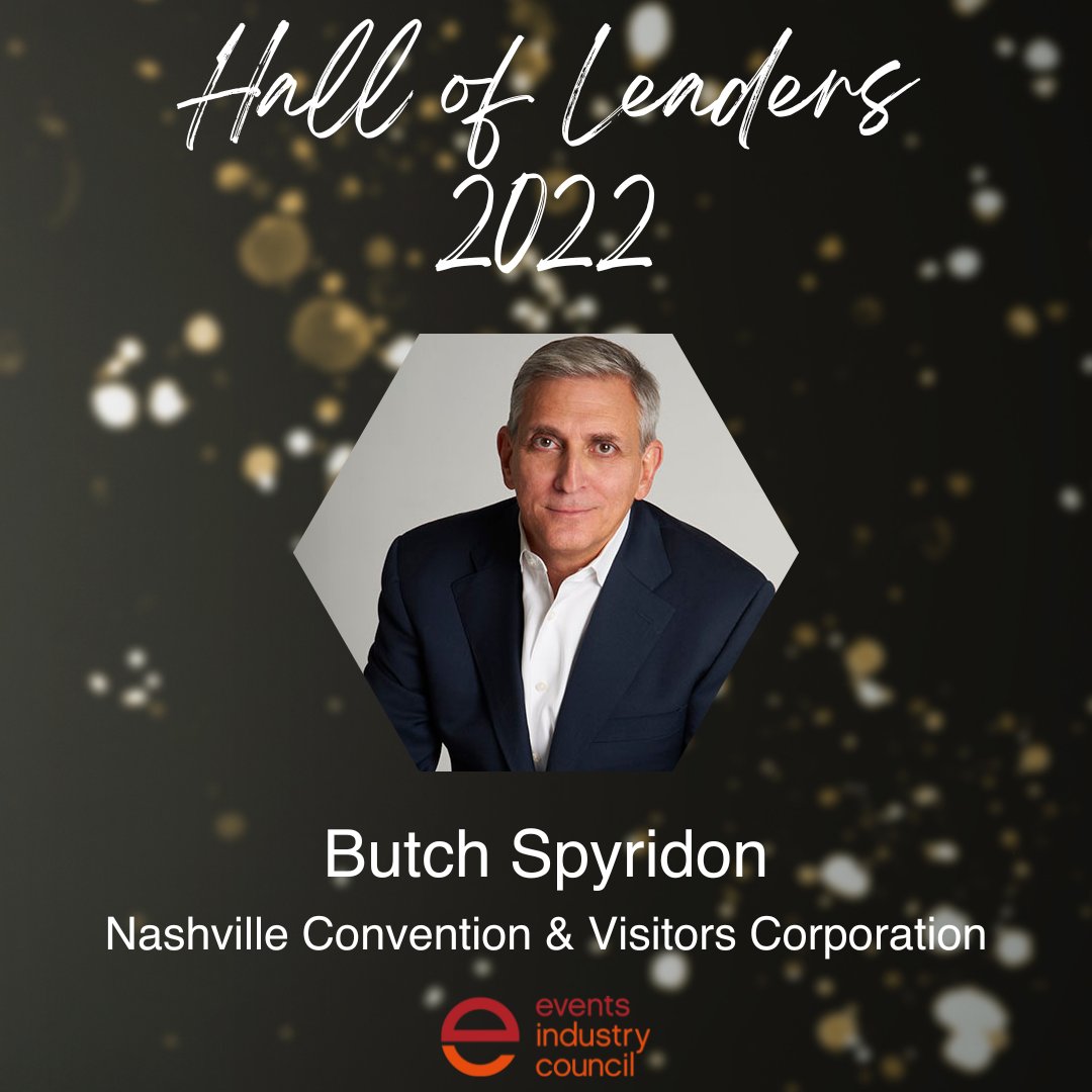 Congratulations to Butch Spyridon of <a href="/visitmusiccity/">Nashville Tennessee</a> who will be inducted into the Hall of Leaders this year. Join us to celebrate the achievements of Butch and our other winners at the #GlobalAwardsCelebration at <a href="/AriaLV/">ARIA Las Vegas</a> on 10 Oct - bit.ly/3bZtLQr #IMEX22