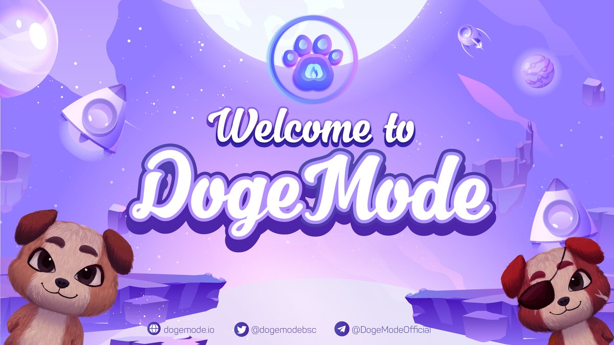 Doge Mode is listed on Pancakeswap!!

11x so far LFG

poocoin.app/tokens/0x68941…
t.me/DogeModeOffici…
