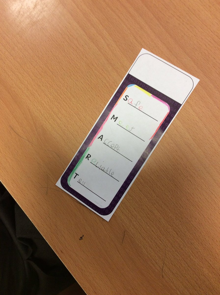 ABCPschool's tweet photo. #Class12D have been learning the SMART rules so they know how to stay safe online #ABComputing https://t.co/ERrKjAlOOU