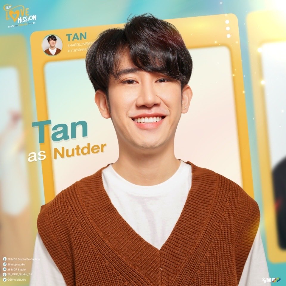 28mdpStudio's tweet photo. Hard Love Mission Actor/Actress Introduction
แนะนำนักแสดง ภารกิจโหด เปลี่ยนเป็น โหมดรัก
@nutder_ntp
#HardLoveMission #PutterYoshi #28MdpStudio #28Mdp #BLseries #BLseriesthailand #BLseriesth #yseries #yaoiseries #yaoi #thaibl https://t.co/zo4Sja5Kvi