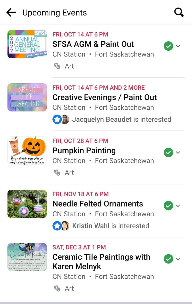 Visit our Facebook Page to see our upcoming events We have our #AGM in #October, Pumpkin painting, Needle felting and ceramic painting are all schedule for this fall/winter Everyone Welcome!
Join the SFSA for creative fun &amp; class discounts  #fortsask #art #artclasses #creative