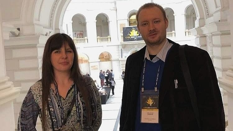 LML_fuw's tweet photo. Congratulations for PhD Aleksandra Dąbrowska and PhD Arkadiusz Ciesielski! During @europeanmrs Fall Meeting 2022 they presented new approaches to hBN growth. They showed how to obtain great quality hBN layers or Bragg reflectors in a single process. https://t.co/atbcS2eM9l