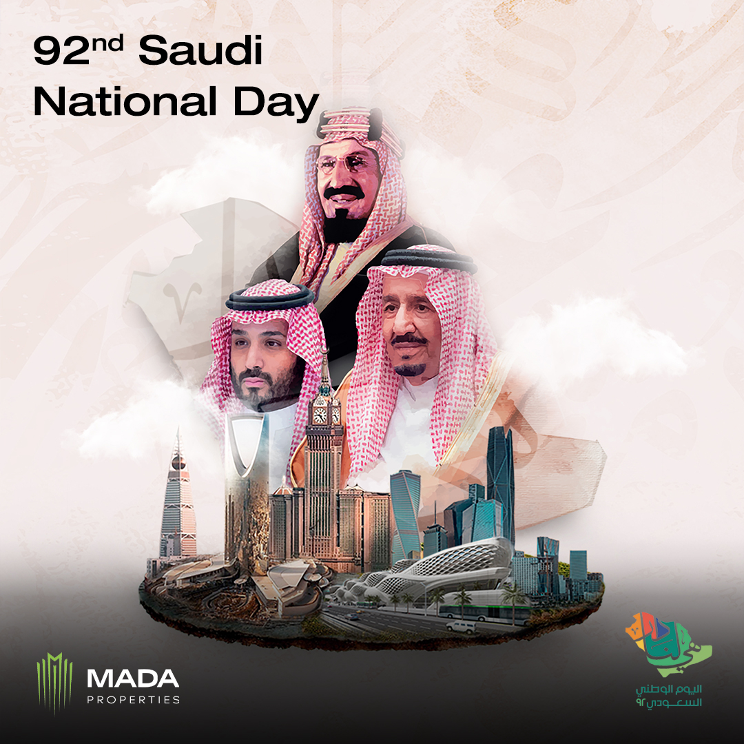 MadaPropUAE's tweet photo. From all of us at Mada Properties, Happy #SaudiNationalDay to the sovereignty, people, and country of #KSA 🇸🇦
#Saudi #Arriyadh #Riyadh #Vision2030 #ThisIsOurHome #MadaProperties #MadaSaudi #Mada #Dubai https://t.co/ipSciAkHDQ