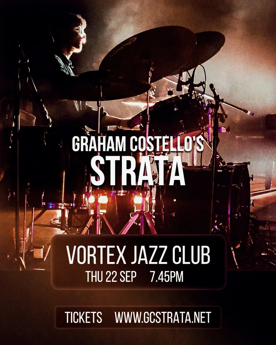 LONDON tonight at @vortexjazz Come and hang with us. Tickets here: vortexjazz.co.uk/event/graham-c…