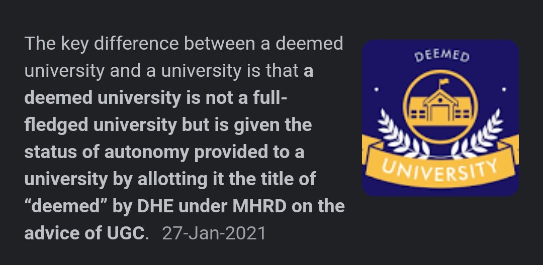 MDavidRaj7's tweet photo. Deemed- to be University is a threat to lower middle class families of ANI. Autonomous tags can destroy the transparency and will allow partial decisions.
👉Fee Structure will be very high because it is self funded University.
👉Faculty jobs at risk.
👉 Independent discussions. https://t.co/QgtDSurboa