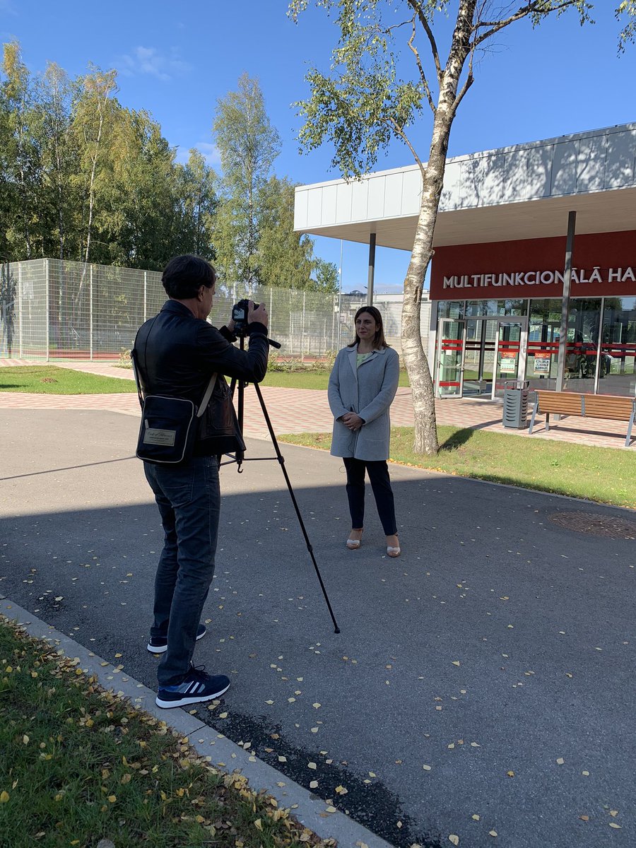 FlorianaFolisi's tweet photo. Interview with Latvian national tv @RIGATV24 on the role and the work of @etfeuropa Network of Excellence
#ENEnetwork
#VETexcellence
#workbasedlearning https://t.co/hRt4EfLTSm