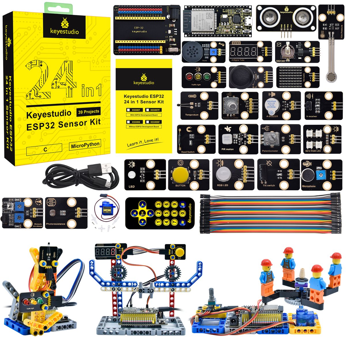 fengyaoqunali's tweet image. KEYESTUDIO Amazon Store New arrival🥳🥳🥳
Basic Starter Kit for ESP32-WROVER (Included)
#esp32 #arduinosensorkit #programming #Teachingexperiment
amazon.com/dp/B0B6FQ1MHD?…