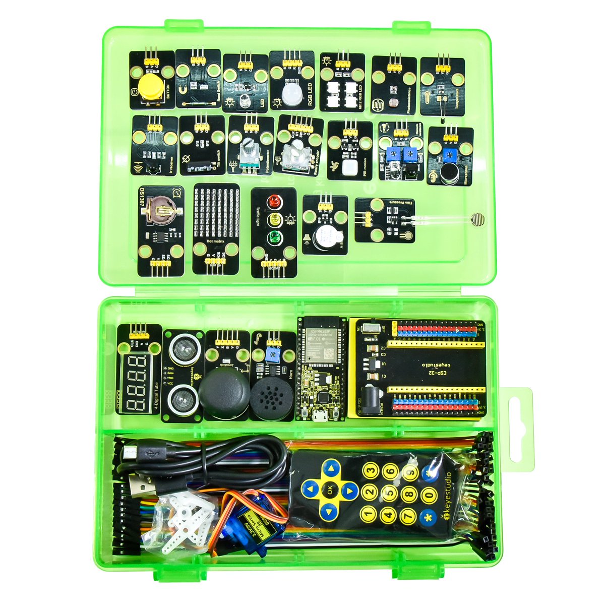 fengyaoqunali's tweet image. KEYESTUDIO Amazon Store New arrival🥳🥳🥳
Basic Starter Kit for ESP32-WROVER (Included)
#esp32 #arduinosensorkit #programming #Teachingexperiment
amazon.com/dp/B0B6FQ1MHD?…